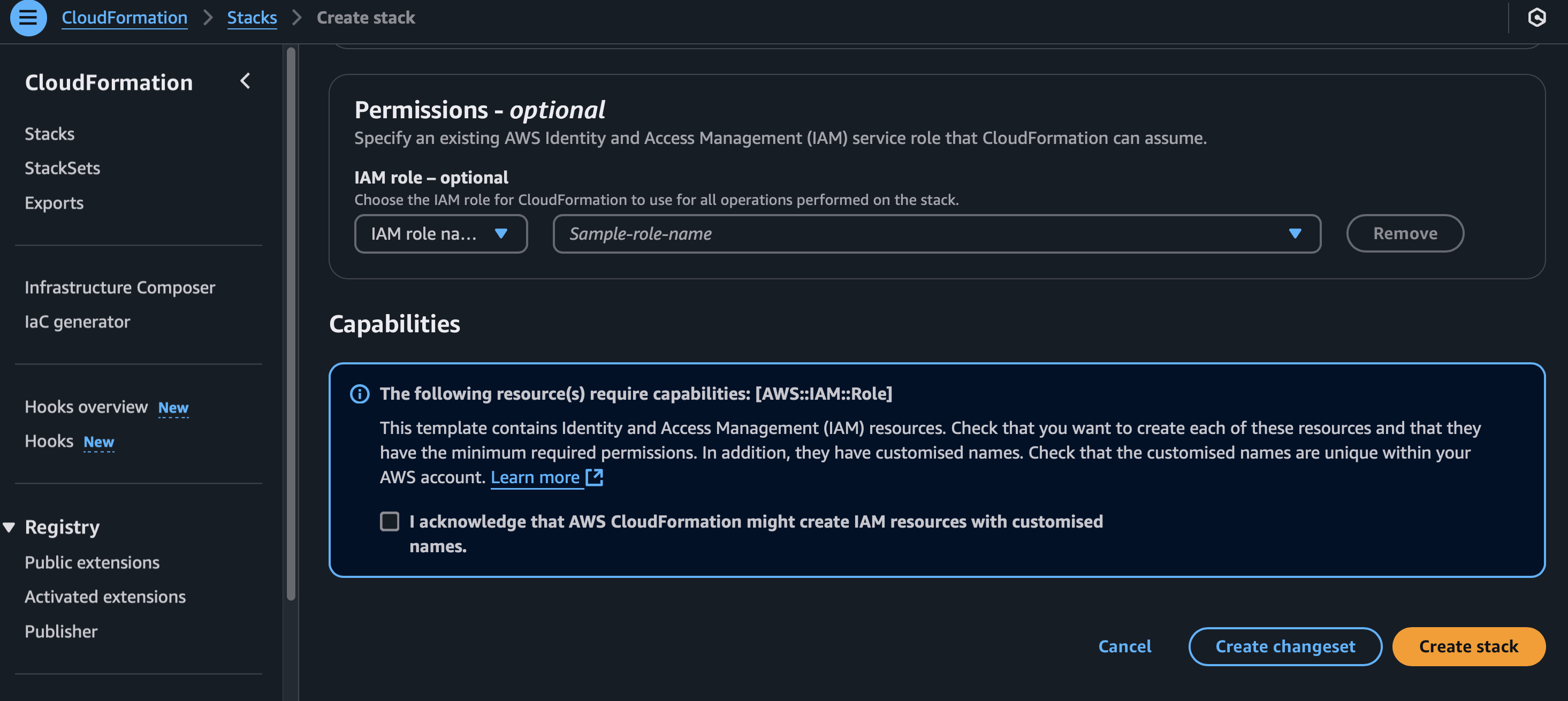 confirm-cf-stack-on-aws
