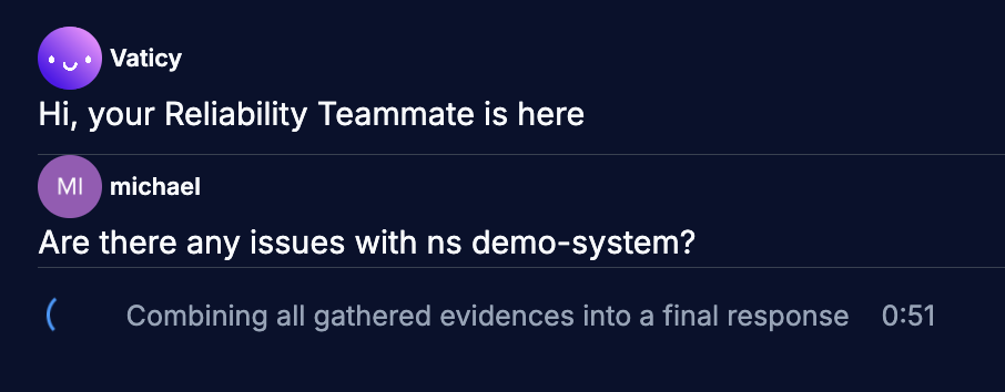 generating response